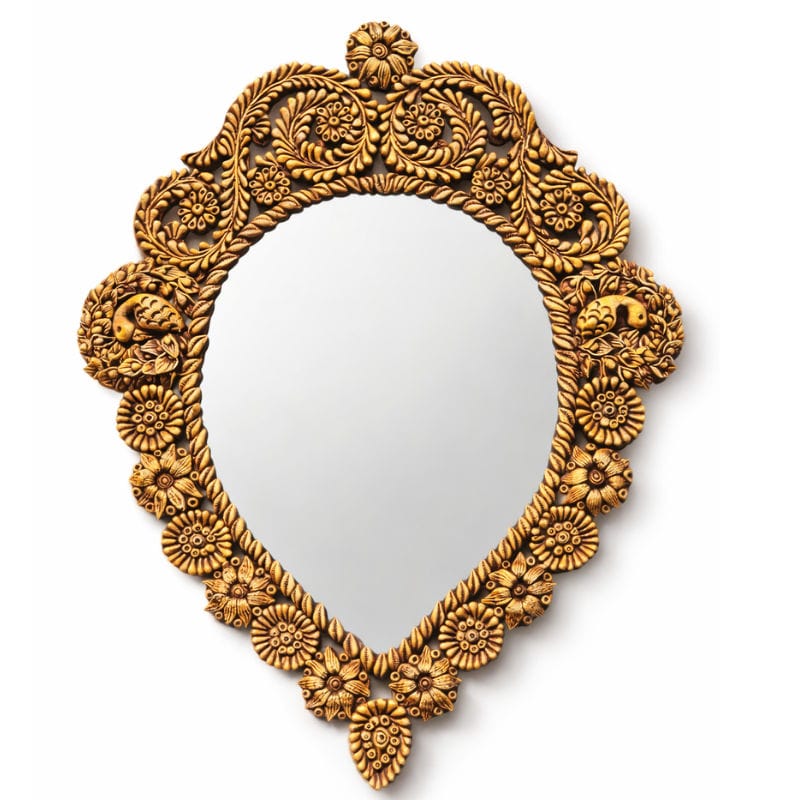 handcrafted wall mirror